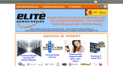Desktop Screenshot of elitecomunicacion.es